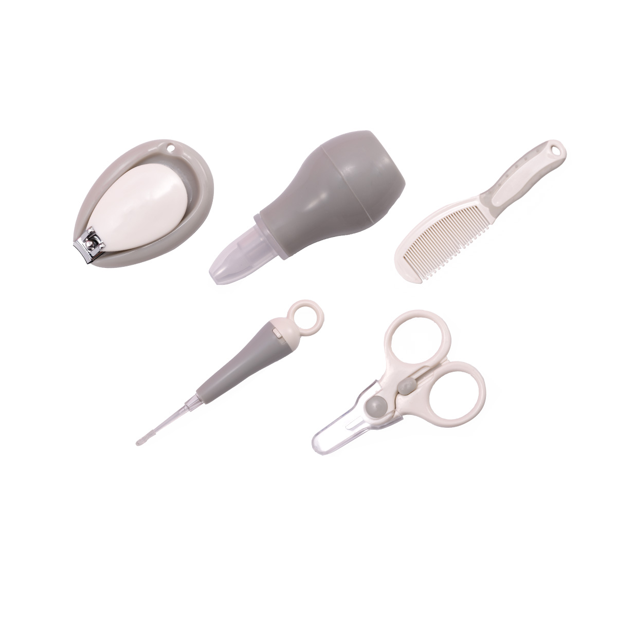 Kit de cuidados para beb&ecirc;s rec&eacute;m-nascidos com 5 pe&ccedil;as